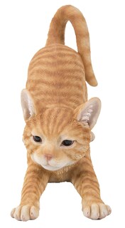 Foto 6 | Foto 6 | Estiramientos Para Gatos Atigrados De Color Naranja De Figurine Hi-line Gift Ltd. - Venta Internacional.
