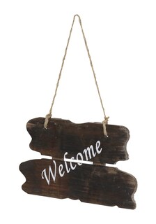 Foto 3 | Foto 3 | Placa De Bienvenida De Madera De Cheung's Con Cuerda  31 Cm - Venta Internacional.