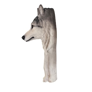 Foto 3 | Foto 3 | Adorno Para Colgar En Pared Con Forma De Cabeza De Lobo Hi-line Gift Ltd - Venta Internacional.
