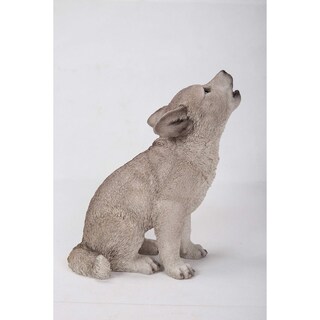 Foto 2 | Foto 2 | Figura De Acción Cachorro Lobo Aullando Hi-line Gift Ltd En Poliresina - Venta Internacional.