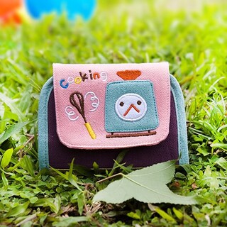 Foto 1 | Foto 1 | Tarjetero Bordado Wallet Blancho Bedding Cooking 12 X 9 Cm - Venta Internacional.