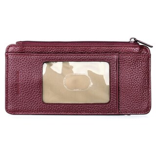 Foto 2 | Foto 2 | Billetera Julia Buxton Usa Hudson Porta Tarjetas Delgado Rojo - Venta Internacional.