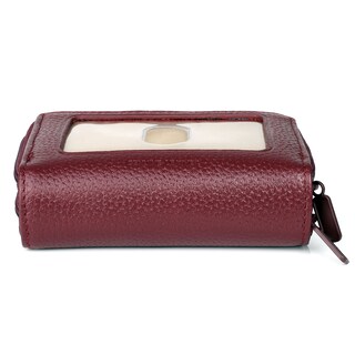 Foto 5 | Foto 5 | Billetera Julia Buxton Usa Hudson En Cuero Rojo Suave Como Mantequilla - Venta Internacional.