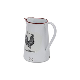 Foto 5 | Foto 5 | Calcomanía De Metal Lacado Blanco Con Pollo De Pitcher Cheung - Venta Internacional.