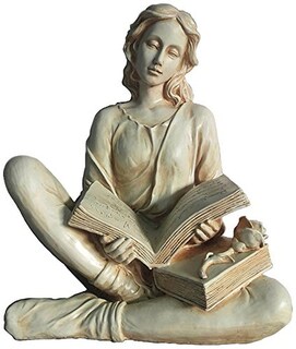 Foto 1 | Foto 1 | Libro De Lectura Sculpture Hi-line Gift Para Mujer 20 Cm De Alto - Venta Internacional.