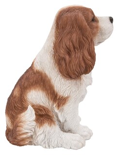 Foto 6 | Foto 6 | Estatua Hi Line King Charles Spaniel Sentado 23 Cm Color Marrón Y Blanco - Venta Internacional.