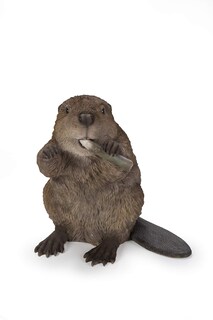 Foto 2 | Foto 2 | Figura Hi-line Gift American Beaver De Poliresina Marrón - Venta Internacional.