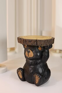 Foto 1 | Foto 1 | Soporte Para Plantas Con Forma De Estatua De Oso Hi-line Gift Ltd. Con Luz Solar - Venta Internacional.