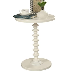 Foto 1 | Foto 1 | Mesa Auxiliar Acme Acton Con Tapa Redonda Blanca - Venta Internacional.