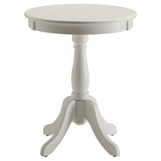 Foto 1 | Foto 1 | Mesa Auxiliar Redonda De Madera Acme Alger Color Blanco - Venta Internacional.