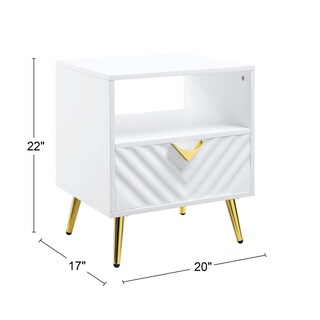 Foto 3 | Foto 3 | Mesa Auxiliar Table Simple Relax De Madera Con Almacenamiento Color Blanco - Venta Internacional.