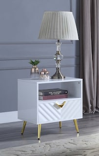 Foto 5 | Foto 5 | Mesa Auxiliar Table Simple Relax De Madera Con Almacenamiento Color Blanco - Venta Internacional.