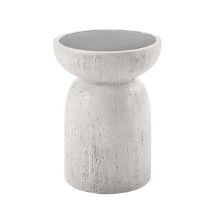 Foto 1 | Foto 1 | Mesa Acme Dylana Round Accent Con Acabado De Hormigón Sintético - Venta Internacional.