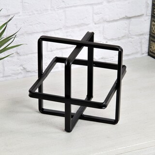 Foto 5 | Foto 5 | Decor Cube Cheung's Alle  Negro  Grande  15 Cm  Diseño Metálico - Venta Internacional.