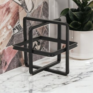 Foto 7 | Foto 7 | Decor Cube Cheung's Alle  Negro  Grande  15 Cm  Diseño Metálico - Venta Internacional.