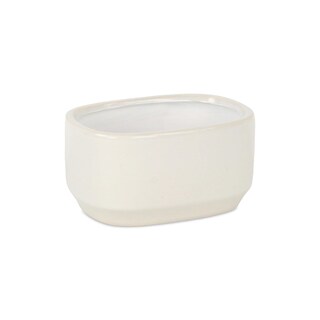 Foto 5 | Foto 5 | Maceta Pequeña De Cerámica Elegora De Planter Cheung Color Blanco Roto - Venta Internacional.