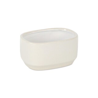 Foto 6 | Foto 6 | Maceta Pequeña De Cerámica Elegora De Planter Cheung Color Blanco Roto - Venta Internacional.