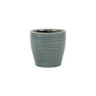 Foto 3 | Foto 3 | Maceta Livia Ondulada Azul Cheung's 5782s 11x11x8 Cm - Venta Internacional.