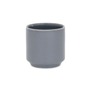 Foto 1 | Foto 1 | Maceta De Cerámica Elegora De Planter Cheung Tamaño Pequeño Color Gris - Venta Internacional.