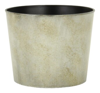 Foto 1 | Foto 1 | Maceta Moderna Redonda De Plástico Gris De 7 Pulgadas De Cheung - Venta Internacional.