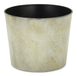 Foto 2 | Foto 2 | Maceta Moderna Redonda De Plástico Gris De 7 Pulgadas De Cheung - Venta Internacional.