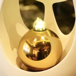 Foto 7 | Foto 7 | Fuente De Mesa Triple Pequeña Hi-line Gift Ltd Led Dorado - Venta Internacional.