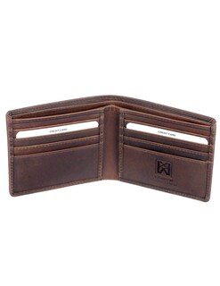 Foto 4 | Foto 4 | Cartera De Piel Con Bloqueo Rfid Karla Hanson Brown Elk Para Hombre - Venta Internacional.