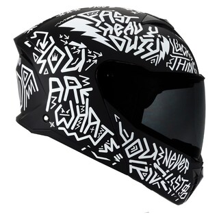 Foto 2 | Foto 2 | Casco Roda Booster Negro Mate Riddle Mica Humo S Aba Svs Negro
