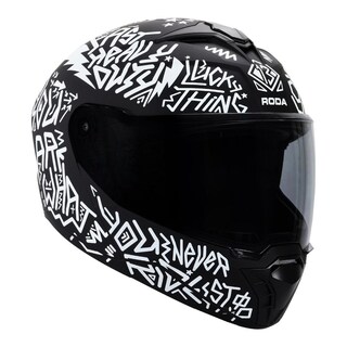 Foto 3 | Foto 3 | Casco Roda Booster Negro Mate Riddle Mica Humo S Aba Svs Negro