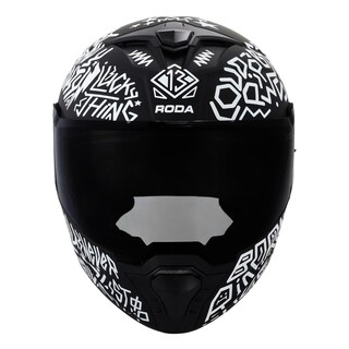 Foto 4 | Foto 4 | Casco Roda Booster Negro Mate Riddle Mica Humo S Aba Svs Negro