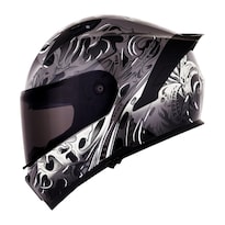Casco Roda Drift Negro Carnage Cerrado Mica Humo Svs Negro