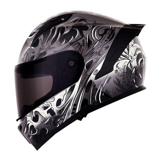 Foto 1 | Foto 1 | Casco Roda Drift Negro Carnage Cerrado Mica Humo Svs Negro
