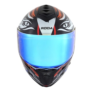 Foto 5 | Foto 5 | Casco Roda Pilot Negro Wf Glow In The Dark Mica Celeste Abatible Svs Negro