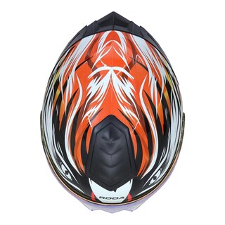 Foto 7 | Foto 7 | Casco Roda Pilot Negro Wf Glow In The Dark Mica Celeste Abatible Svs Negro
