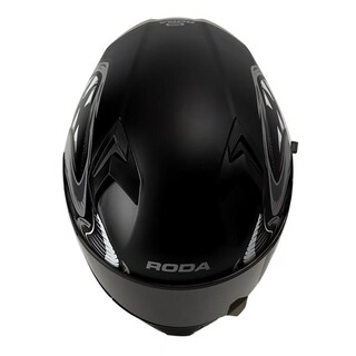Foto 3 | Foto 3 | Casco Roda Course Negro Gris Horn Blade Mate Mica Humo Cerrado Svs Negro