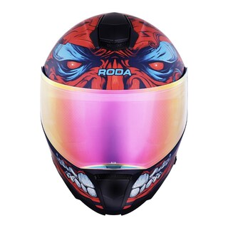 Foto 4 | Foto 4 | Casco Roda Revenge Pro Rojo Mate Bersek Abatible Mica Roja Svs Rojo