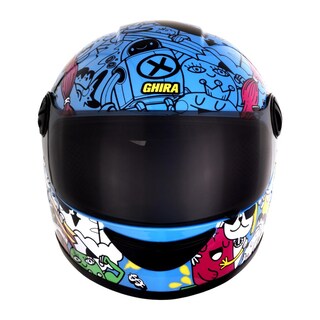Foto 4 | Foto 4 | Casco Ghira Gh-junior Azul Friends Cerrado Mica Humo Azul