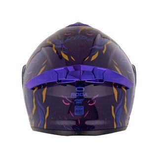 Foto 6 | Foto 6 | Casco Roda Pilot Morado Night Owl Mica Morada Abatible Svs Multicolor