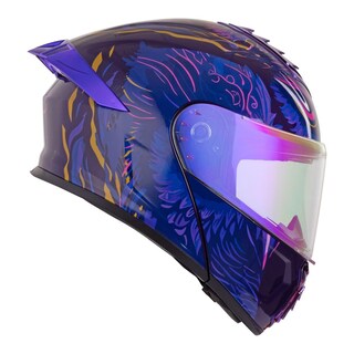 Foto 2 | Foto 2 | Casco Roda Pilot Morado Night Owl Mica Morada Abatible Svs Multicolor