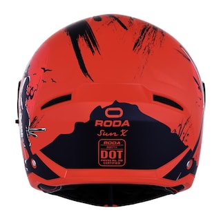 Foto 5 | Foto 5 | Casco Roda Booster Rojo Mate Sun Mica Humo S Abatible Svs Rojo