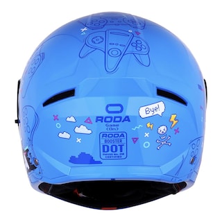 Foto 5 | Foto 5 | Casco Roda Booster Azul Game On Mica Humo S Abatible Svs Azul
