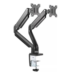 Foto 1 | Foto 1 | Soporte Doble Monitor Para 2 Monitores De 17” A 32” Pulgadas Negro