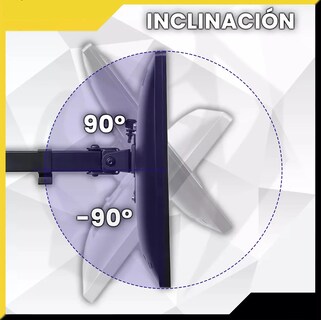 Foto 3 | Foto 3 | Soporte Doble Monitor Para 2 Monitores De 17” A 32” Pulgadas Negro