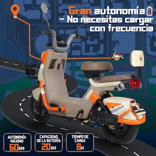 Foto 3 | Foto 3 | Motobici Eléctrica Honey Whale Kc Pro Amarillo
