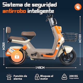 Foto 7 | Foto 7 | Motobici Eléctrica Honey Whale Kc Pro Amarillo