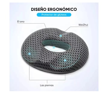 Foto 2 | Foto 2 | Ortopédica Dona Para Hemorroides Y Coxis Grande Almoadas