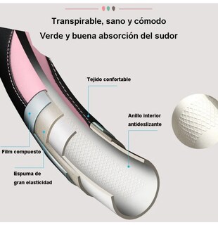 Foto 4 | Foto 4 | Funda Protector Cubre Volante Rosa Con Negro