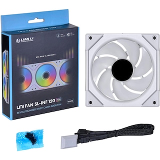 Foto 7 | Foto 7 | Estuche Lian Li Uni Fan Sl-infinity Argb 120 Mm Blanco - Venta Internacional.
