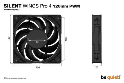 Foto 3 | Foto 3 | Ventilador De Refrigeración Be Quiet! Silent Wings Pro 4 120mm Pwm 3000rpm - Venta Internacional.