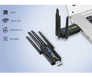 Foto 2 | Foto 2 | Antenas Externas Bt 5.4 Doble Banda 900mbps Windows Negra